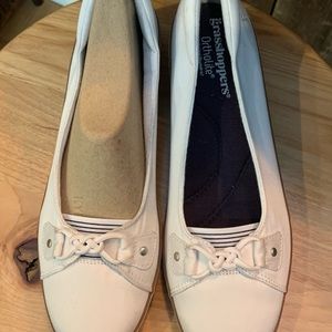 Grasshopper Ortholite White Canvas Espadrille